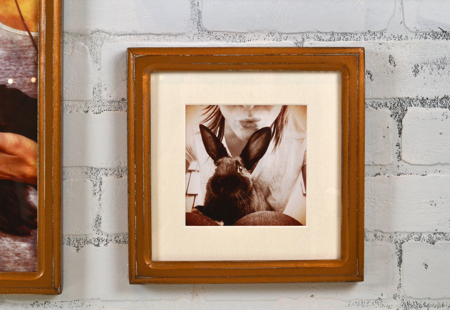 4x10" frame in 1x1 Double Cove style - Choose your color - FREE SHIPPING