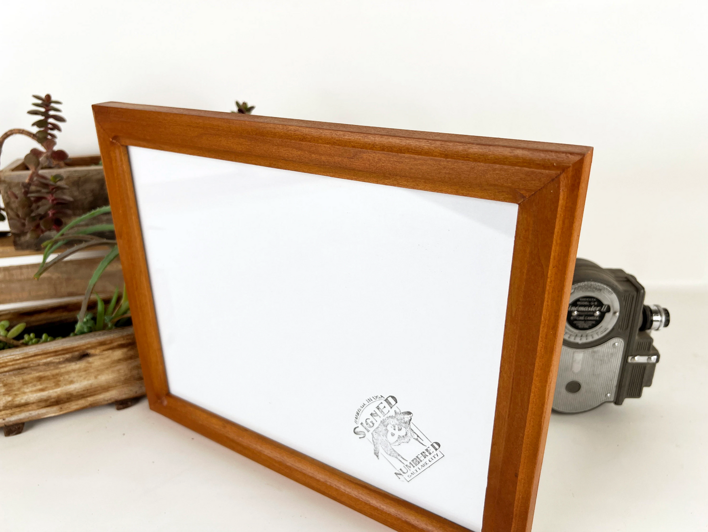 4x10" frame in 1x1 Double Cove style - Choose your color - FREE SHIPPING