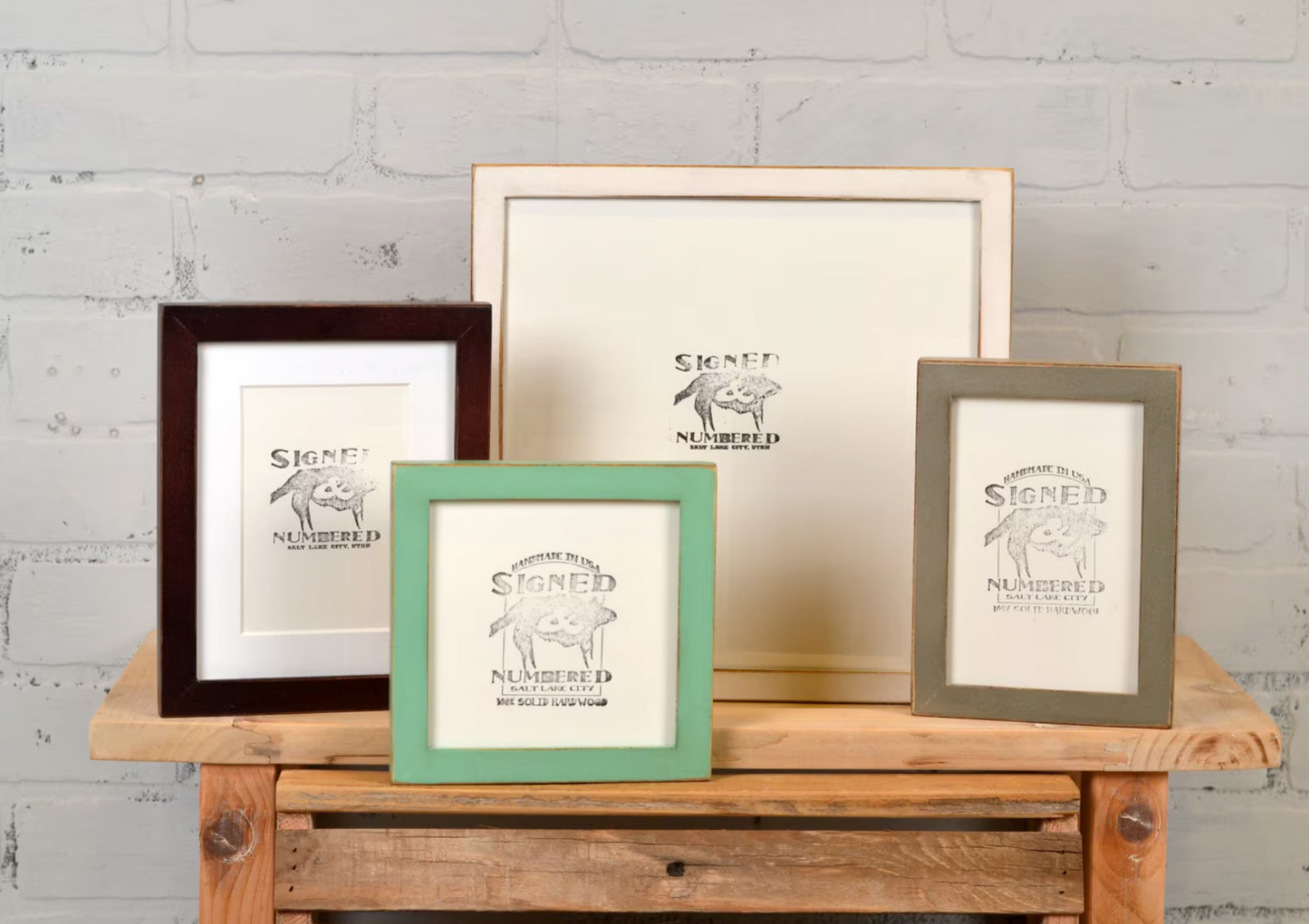 2x2" frame in Peewee style - Choose your color - FREE SHIPPING