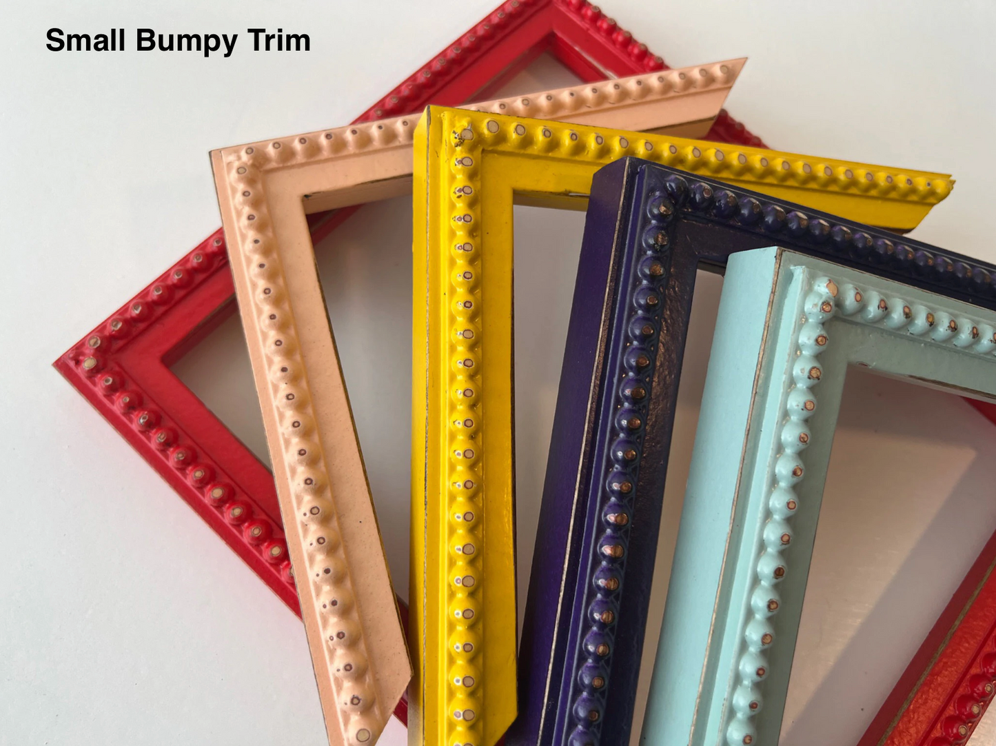 4x8" frame in 1x1 Bumpy style - Choose your color - FREE SHIPPING