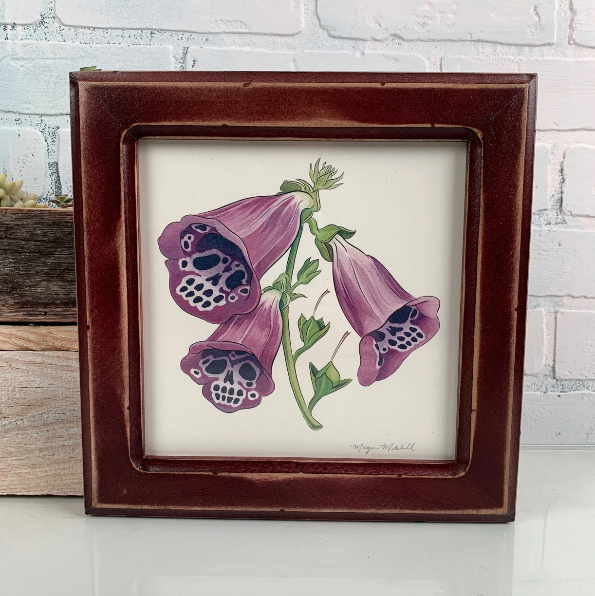 4x10" frame in 1.5 Wide Double Cove style - Choose your color - FREE SHIPPING