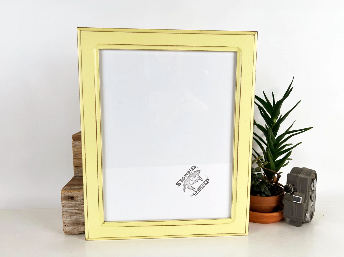 4x10" frame in 1.5 Wide Double Cove style - Choose your color - FREE SHIPPING