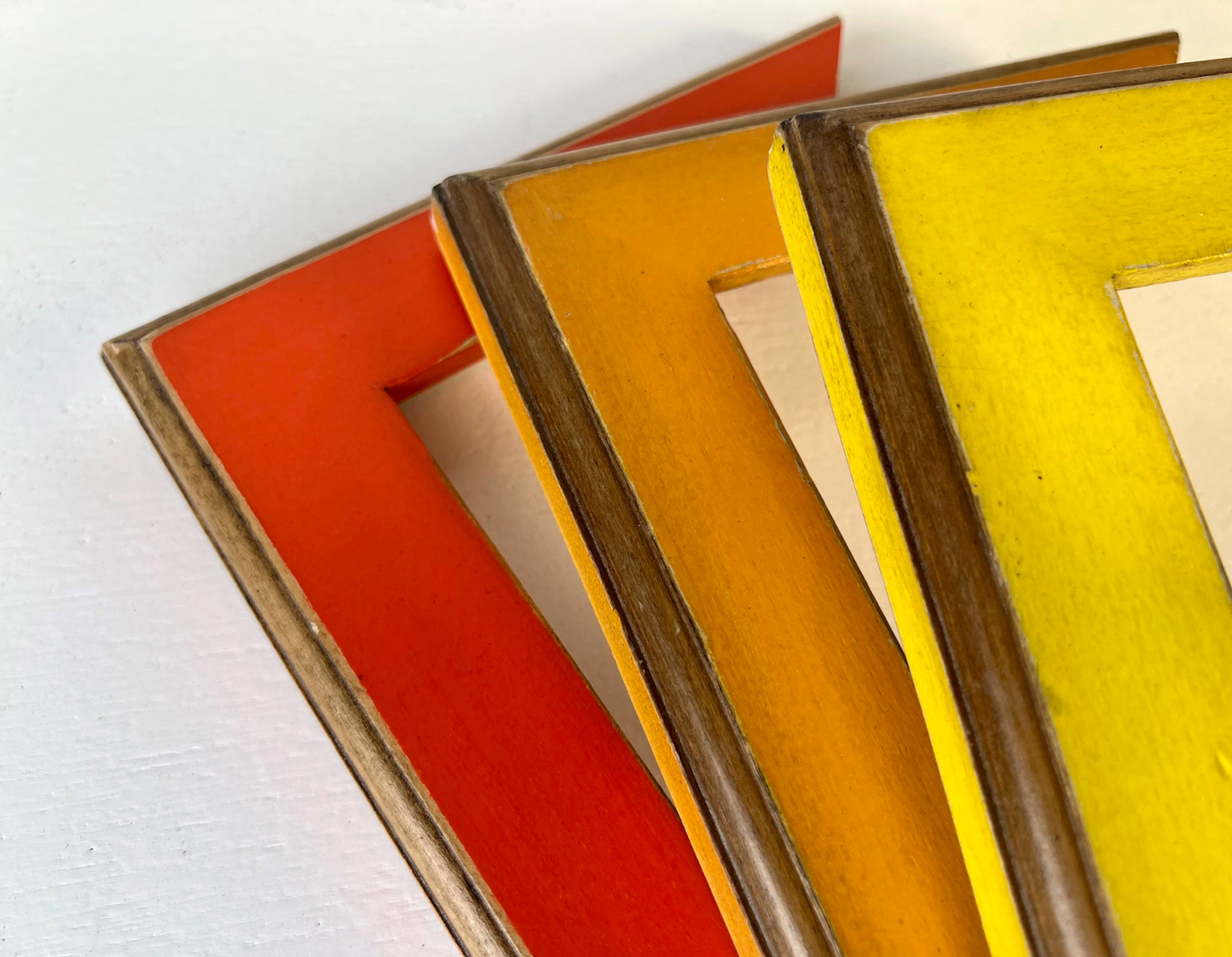 4x8" frame in 1.5 2Tone style - Choose your color - FREE SHIPPING