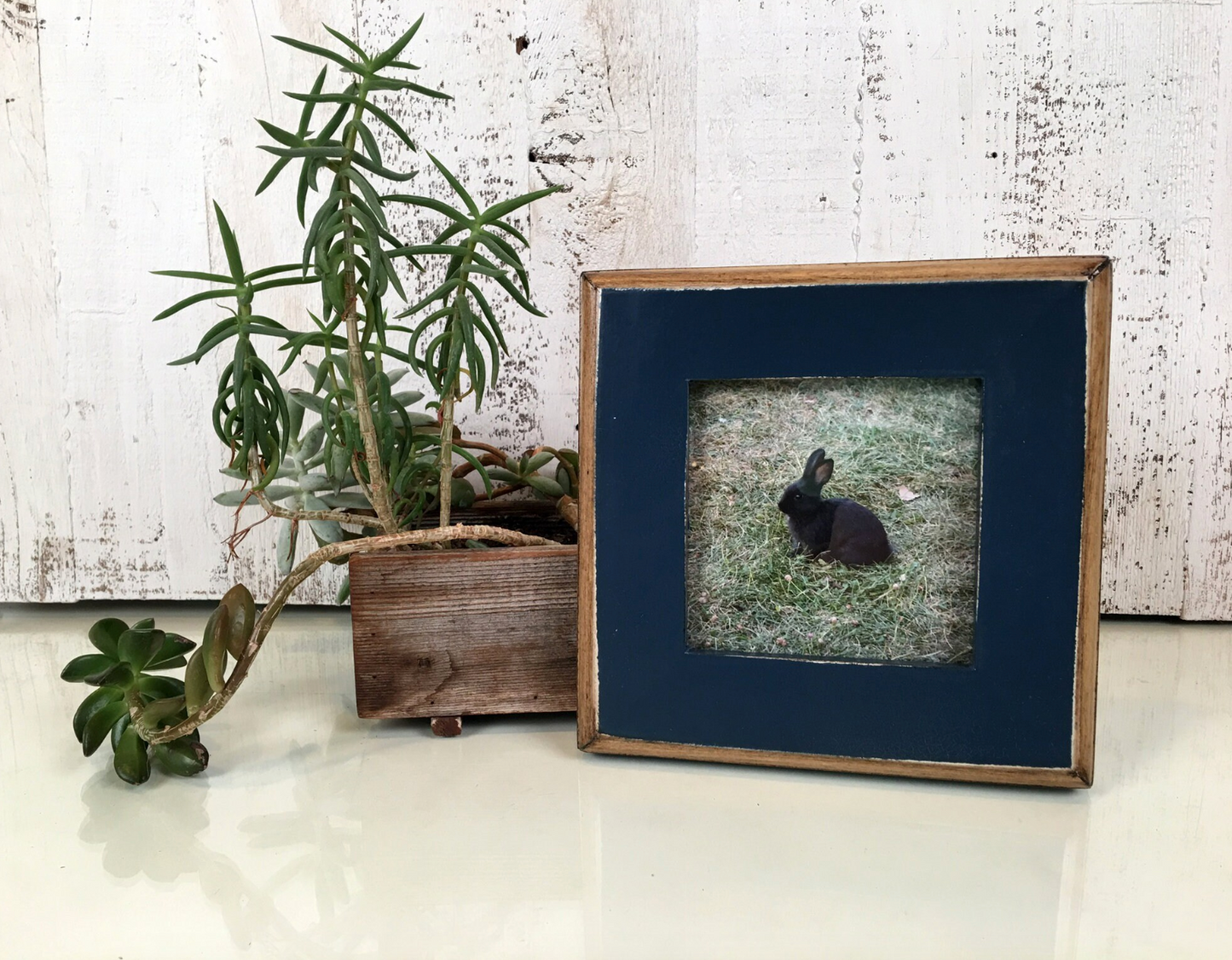 4x8" frame in 1.5 2Tone style - Choose your color - FREE SHIPPING