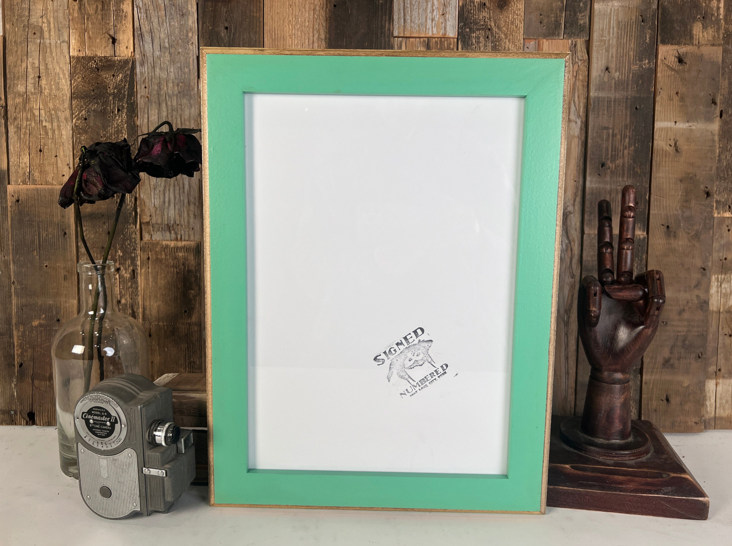 4x8" frame in 1.5 2Tone style - Choose your color - FREE SHIPPING