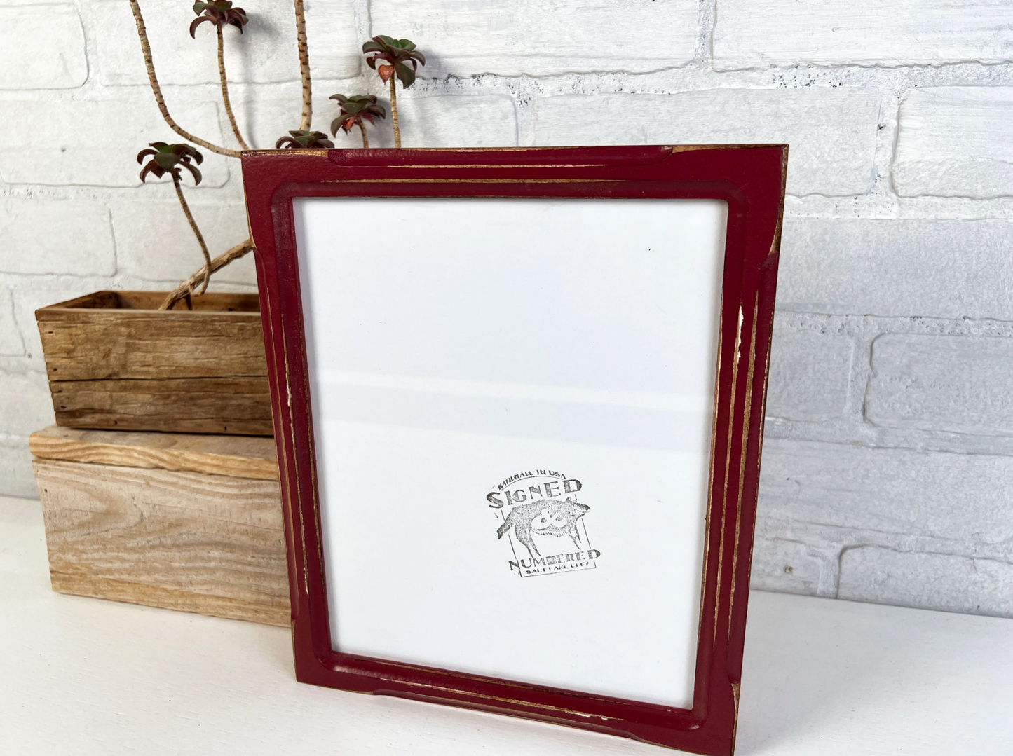 5x10" frame in Deep Bones style - Choose your color - FREE SHIPPING