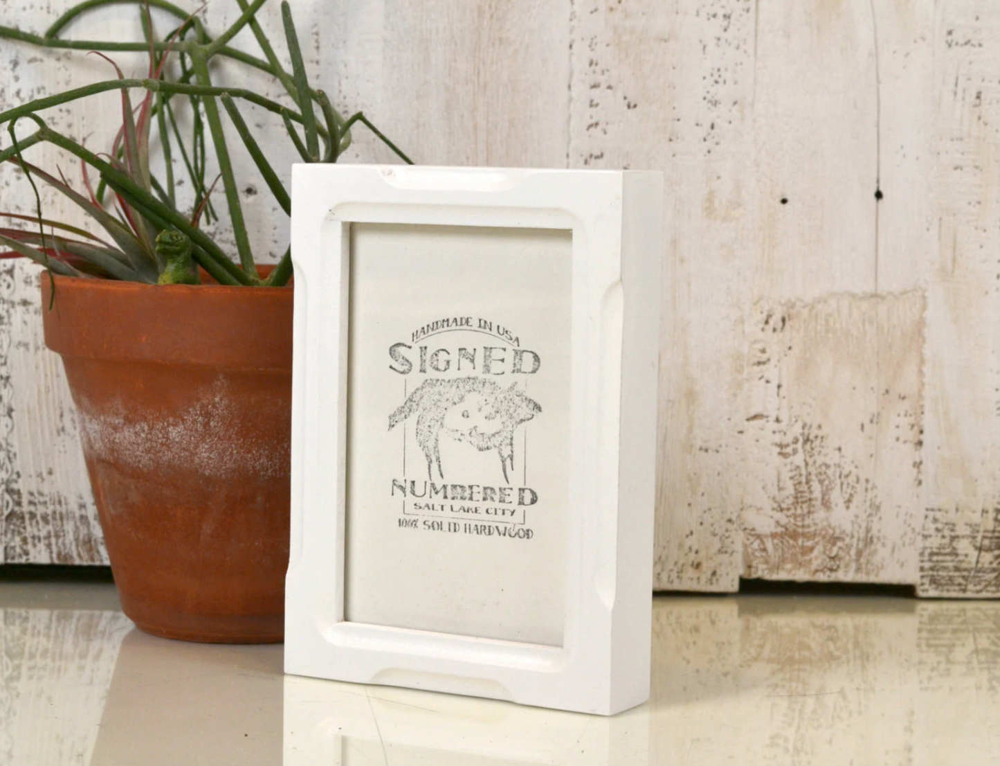 5x10" frame in Deep Bones style - Choose your color - FREE SHIPPING