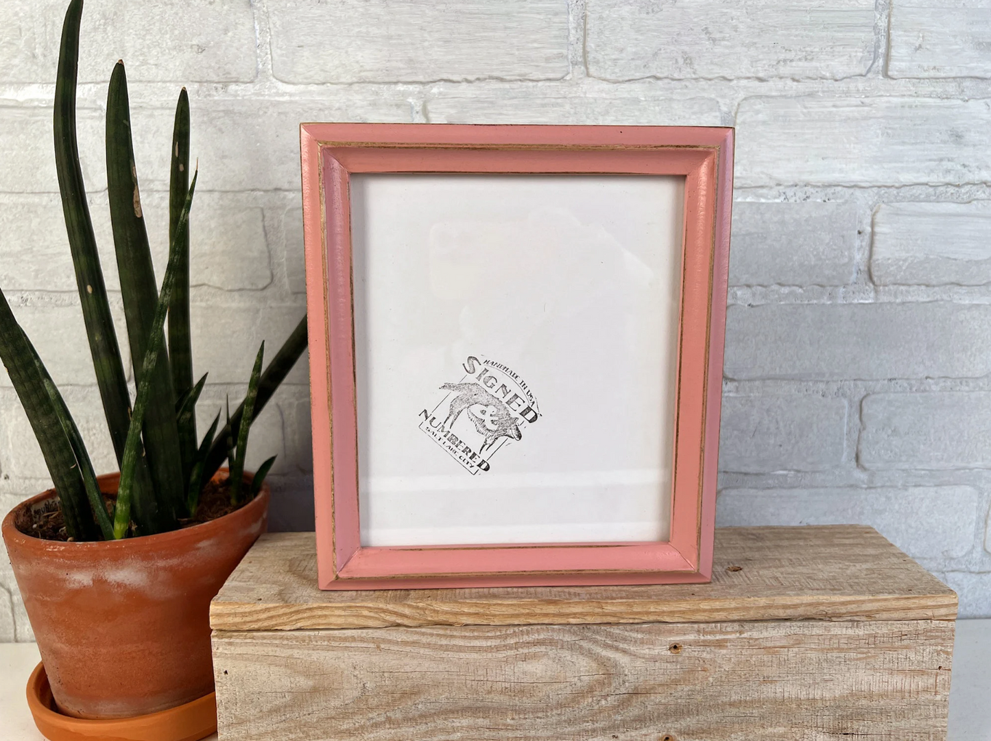4x10" frame in King's Peak style - Choose your color - FREE SHIPPING