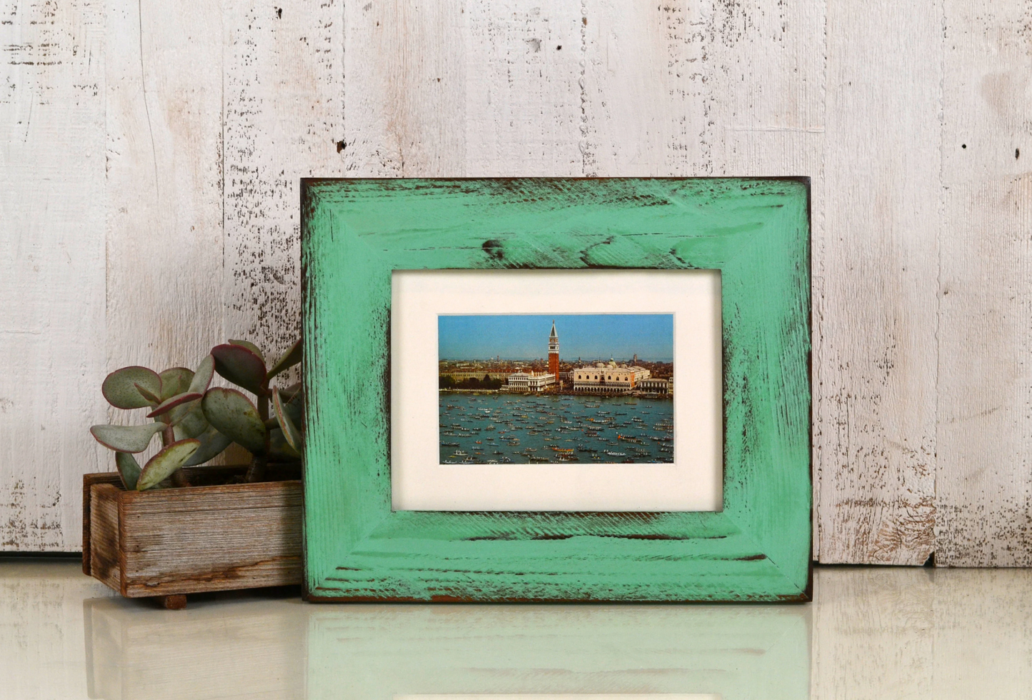 10x10" frame in 2" Roughsawn style - Choose your color - FREE SHIPPING