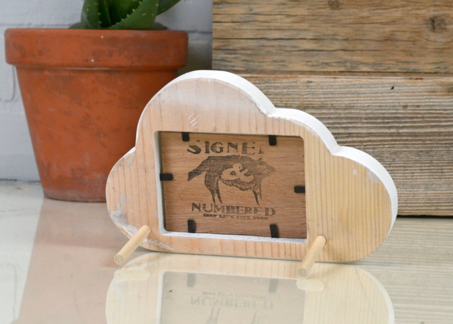 3x4" frame in the Cloud style - Choose your color - FREE SHIPPING