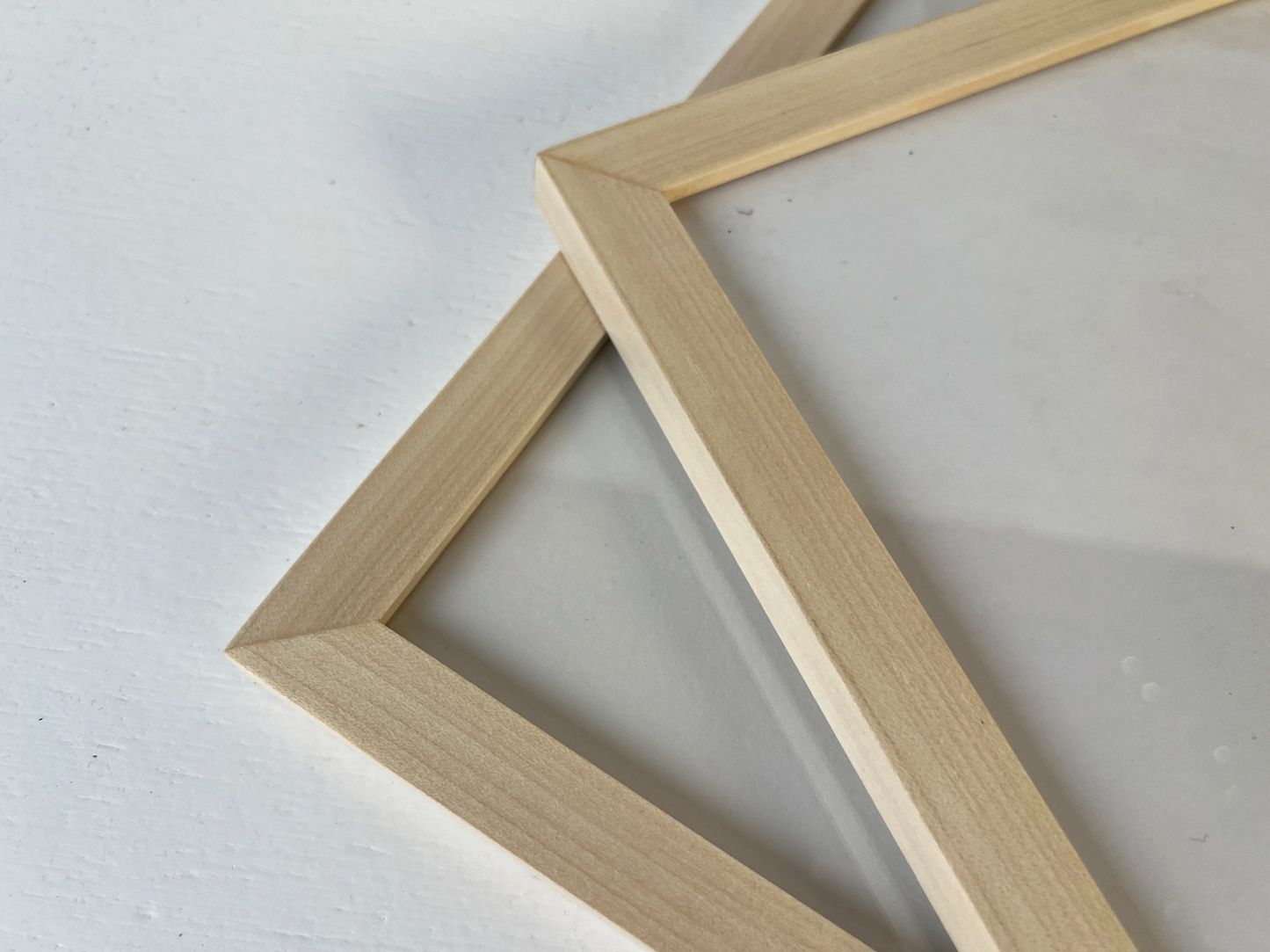 Peewee frame style in Solid Natural Poplar Hardwood - Choose your size - FREE SHIPPING!