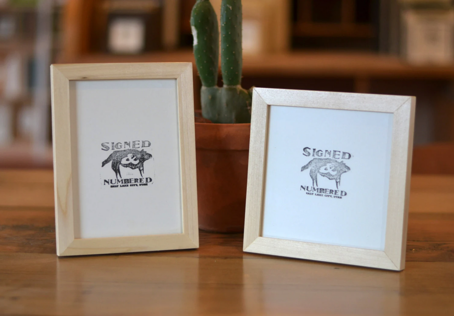 Peewee frame style in Solid Natural Poplar Hardwood - Choose your size - FREE SHIPPING!