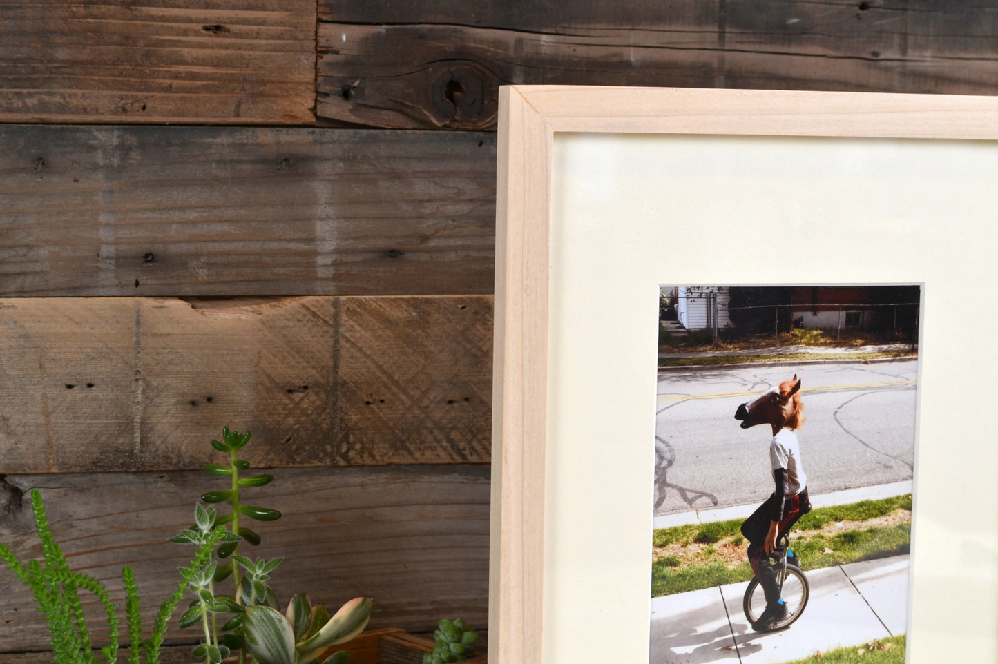 Peewee frame style in Solid Natural Poplar Hardwood - Choose your size - FREE SHIPPING!