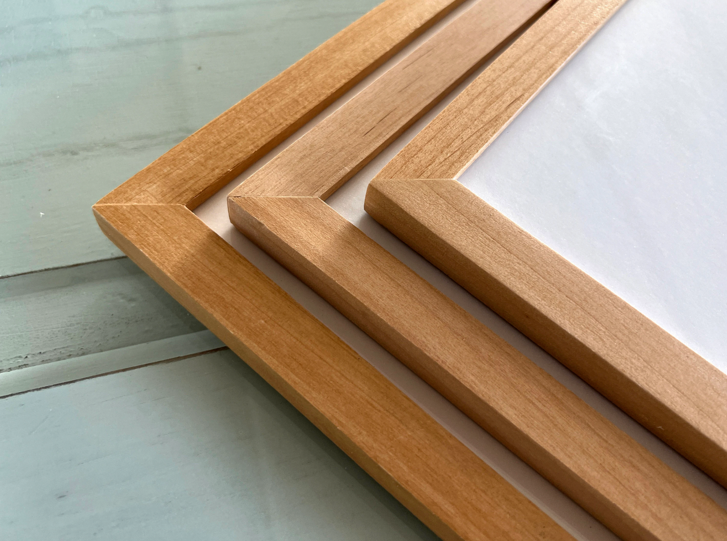Peewee frame style in Solid Natural Alder Hardwood - Choose your size - FREE SHIPPING!