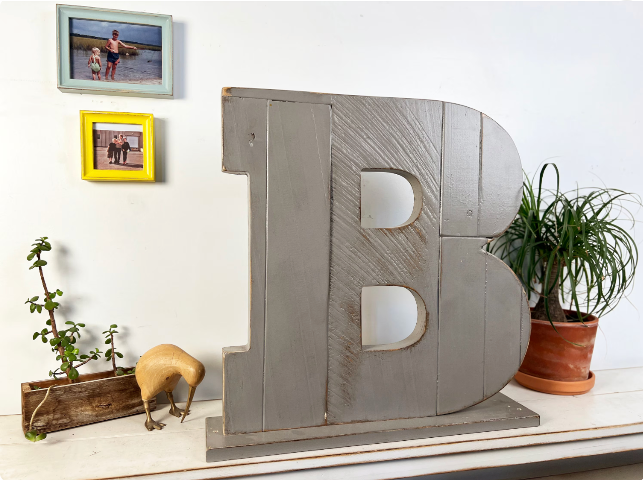 Frankenblock Reclaimed Number or Letter Block - Choose your color - For Table Top or Hanging