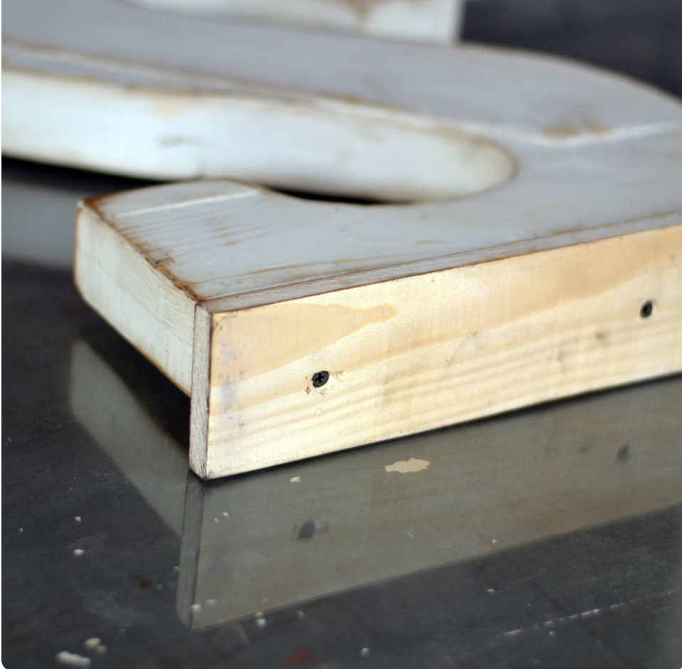 Frankenblock Reclaimed Number or Letter Block - Choose your color - For Table Top or Hanging