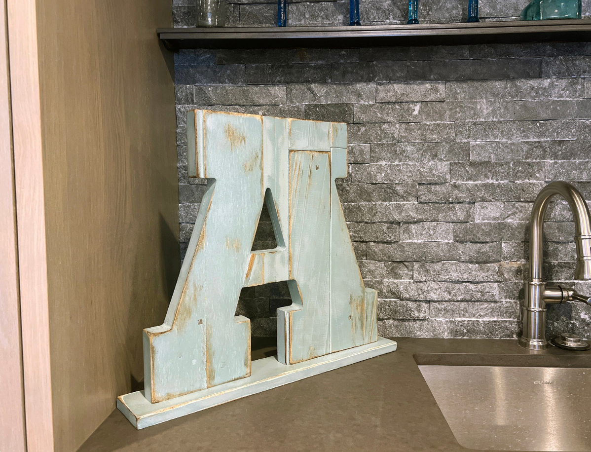 Frankenblock Reclaimed Number or Letter Block - Choose your color - For Table Top or Hanging