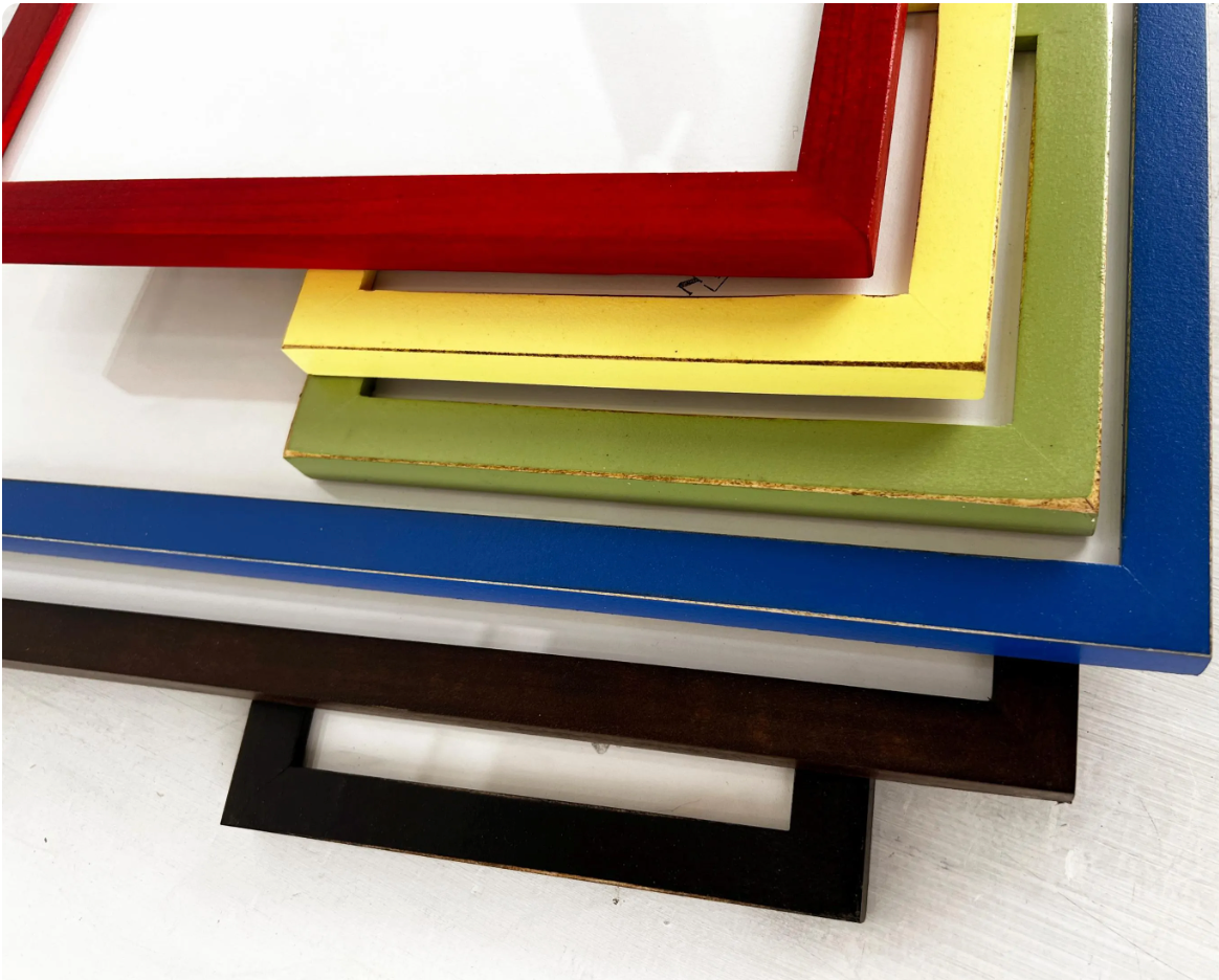 Peewee Style Picture Frame - Choose Your Size & Color - Ships Right Away - FREE SHIPPING