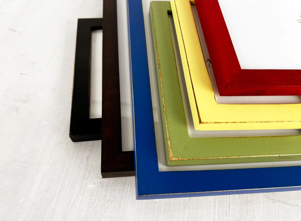Peewee Style Picture Frame - Choose Your Size & Color - Ships Right Away - FREE SHIPPING