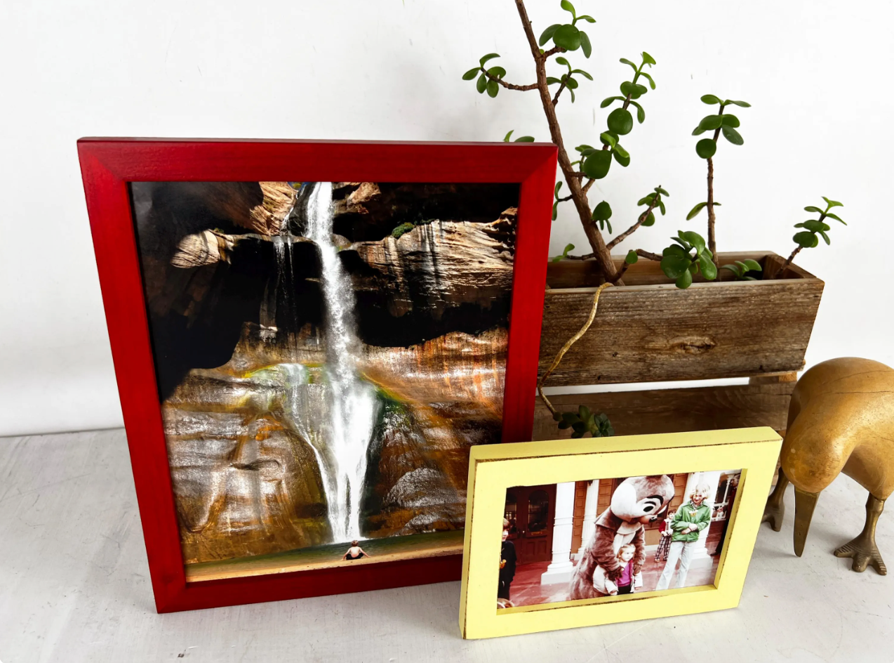 Peewee Style Picture Frame - Choose Your Size & Color - Ships Right Away - FREE SHIPPING