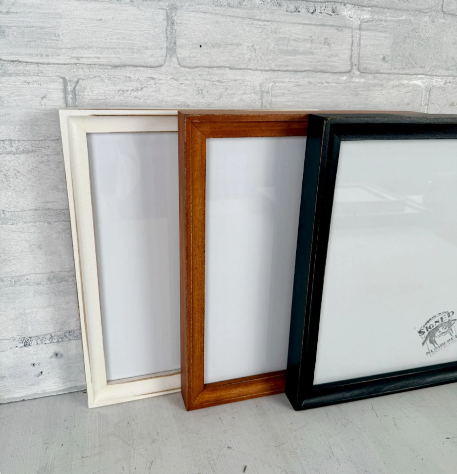 Foxy Cove Style Picture Frame - Choose Your Size & Color - Ships Right Away - FREE SHIPPING