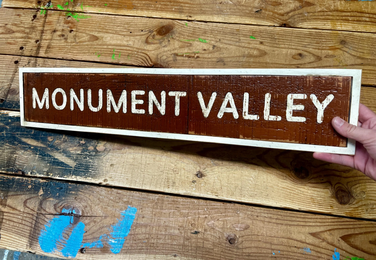 Point of Interest Sign - Fully Customizable Real or Fictional Locations - Handmade Signs