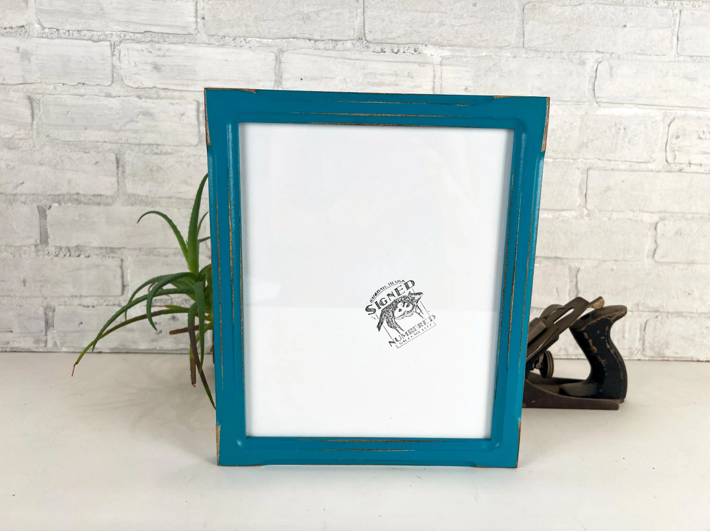 3x7" frame in 1x1 Shallow Bones style - Choose your color - FREE SHIPPING