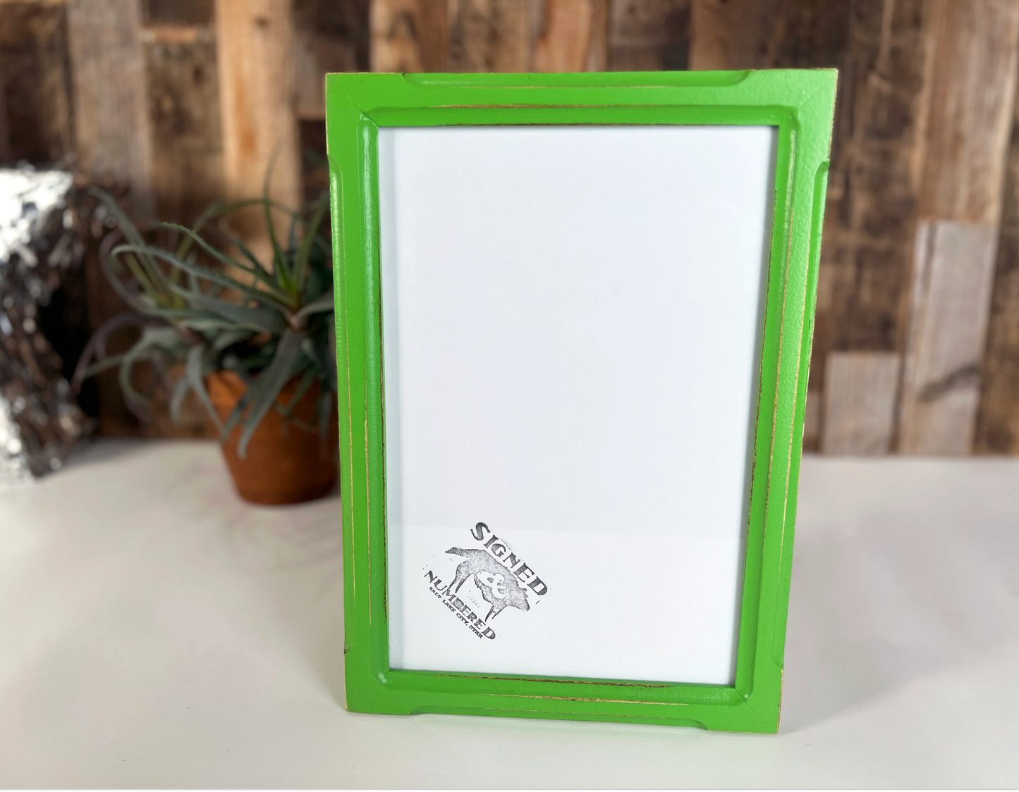 6x9" frame in 1x1 Shallow Bones style - Choose your color - FREE SHIPPING