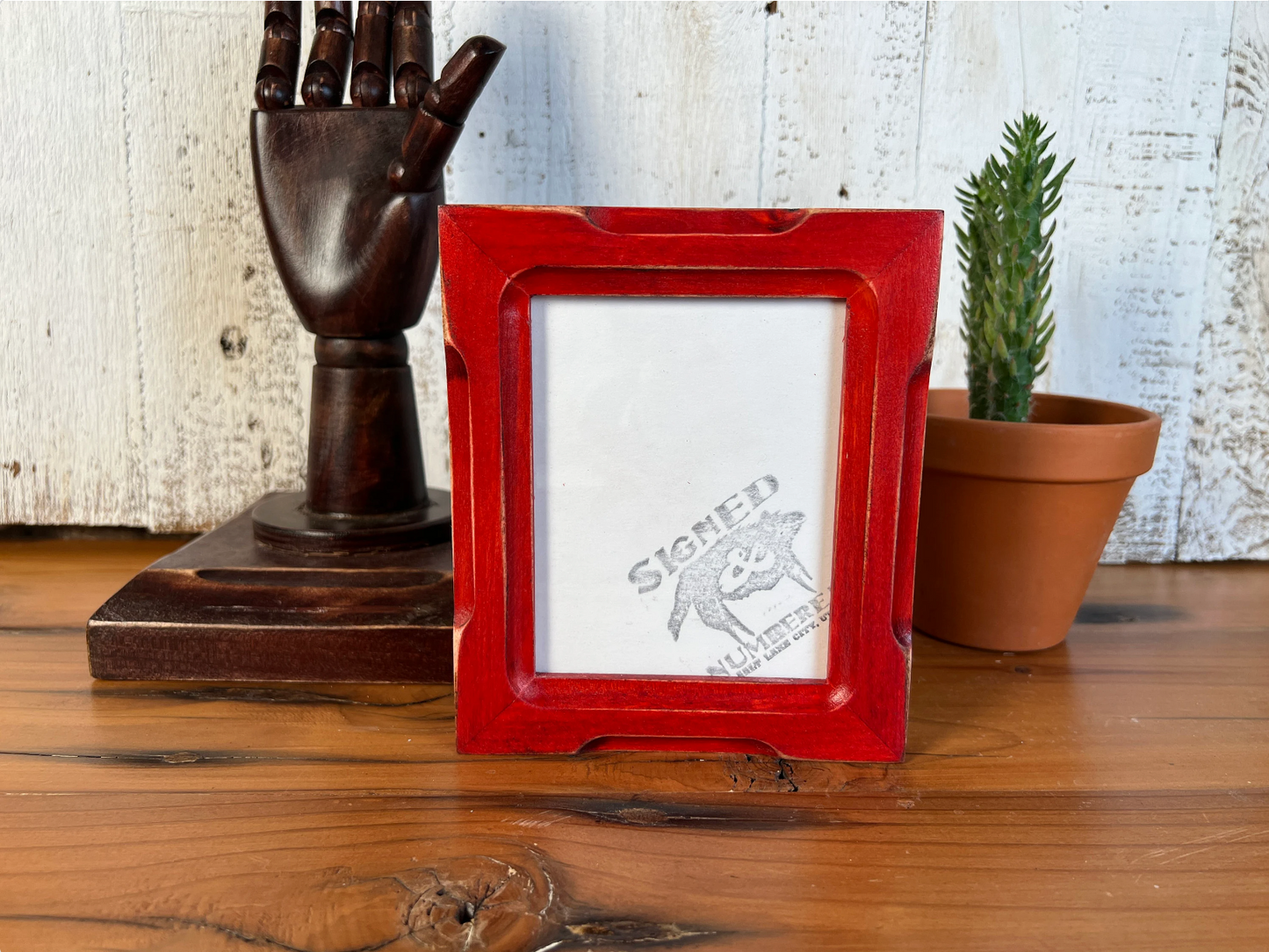 4x6" frame in 1x1 Shallow Bones style - Choose your color - FREE SHIPPING