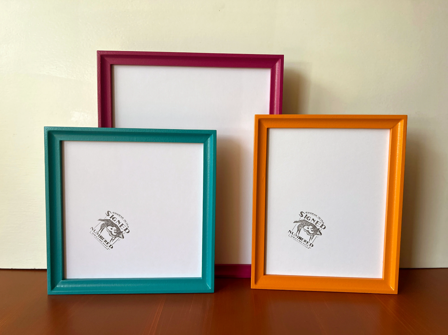 10x10" frame in Foxy Cove style - Choose your color - FREE SHIPPING