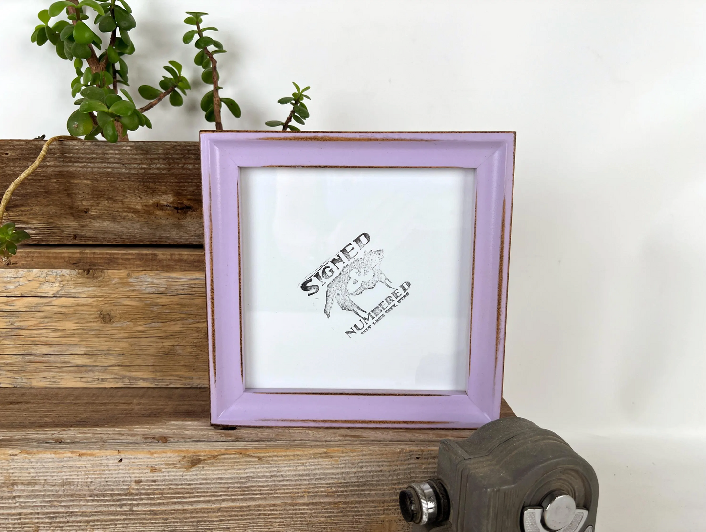6x6" frame in Foxy Cove style - Choose your color - FREE SHIPPING