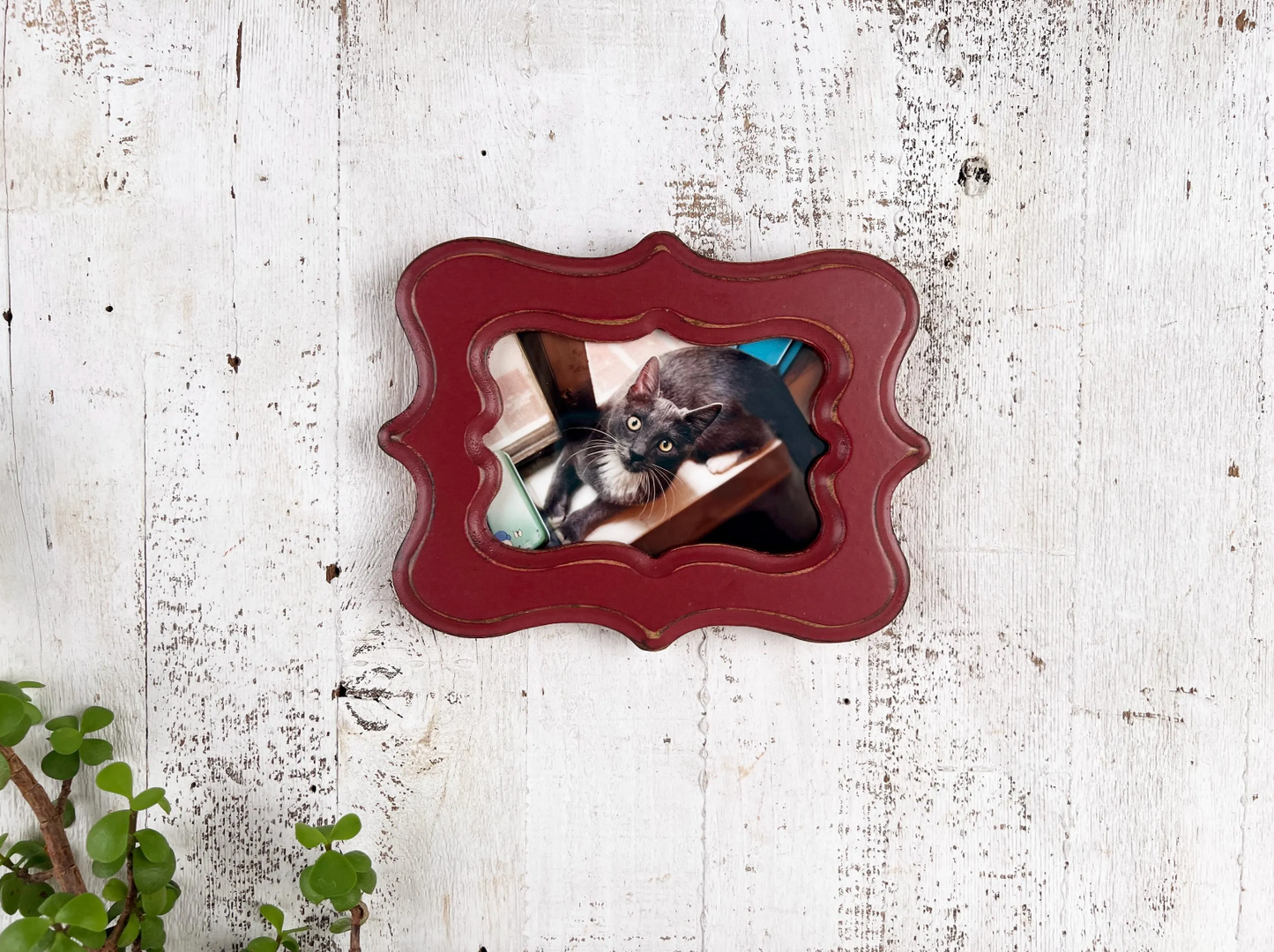 2x3" frame in Scalloped style - Choose your color - FREE SHIPPING