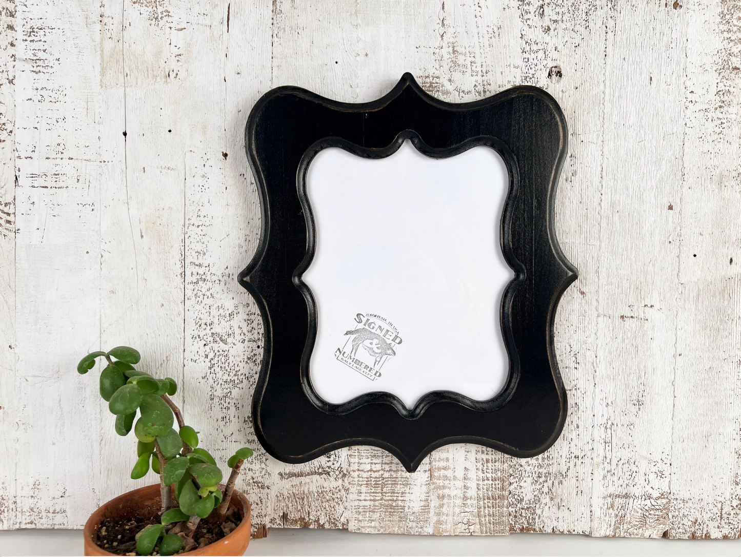 2x3" frame in Scalloped style - Choose your color - FREE SHIPPING