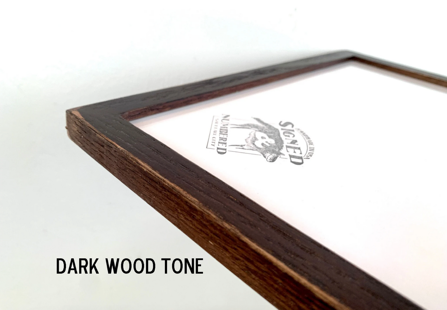 4x10" frame in Peewee Oak style - Choose your color - FREE SHIPPING
