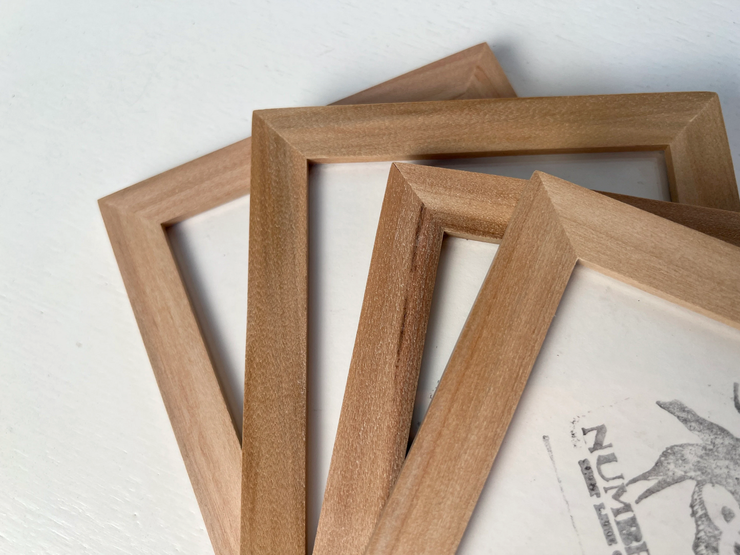 Peewee frame style in Solid Natural Willow Hardwood - Choose your size - FREE SHIPPING!