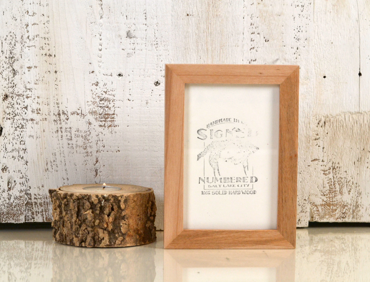 Peewee frame style in Solid Natural Willow Hardwood - Choose your size - FREE SHIPPING!