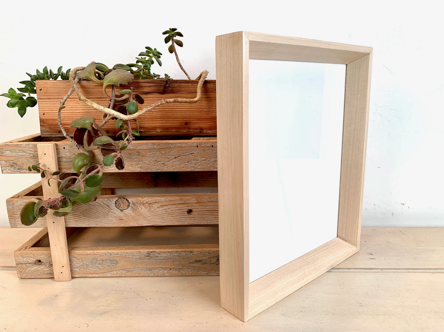 Park Slope frame style in Solid Natural Poplar Hardwood - Choose your size - FREE SHIPPING!