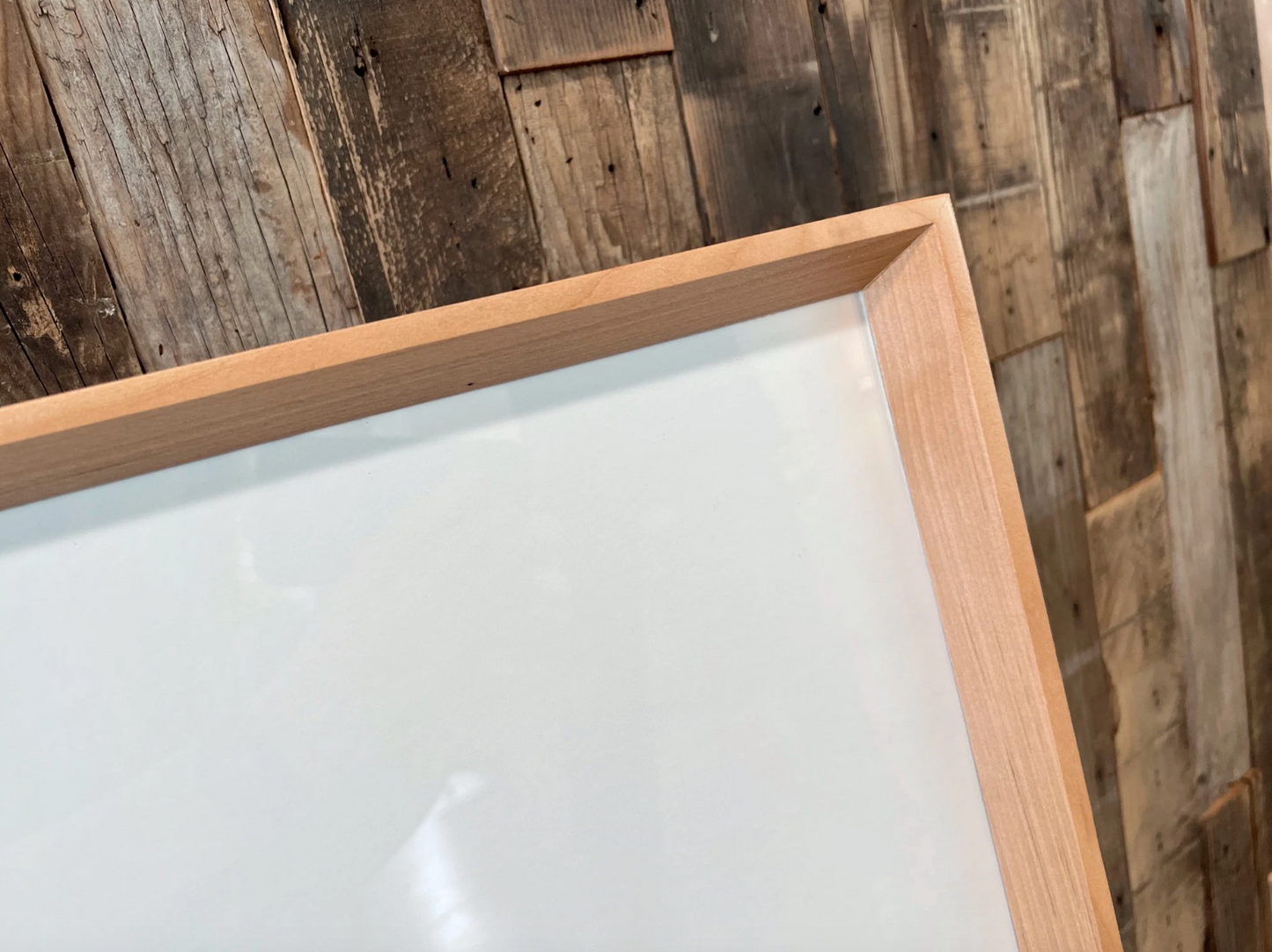 Park Slope frame style in Solid Natural Alder Hardwood - Choose your size - FREE SHIPPING!