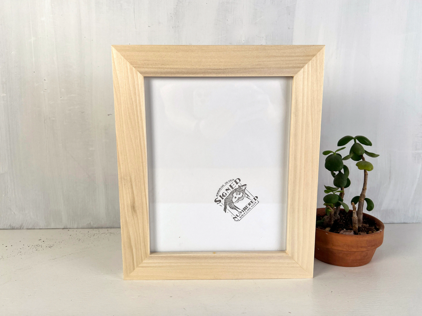 1.5 Standard frame style in Solid Natural Poplar Hardwood - Choose your size - FREE SHIPPING!