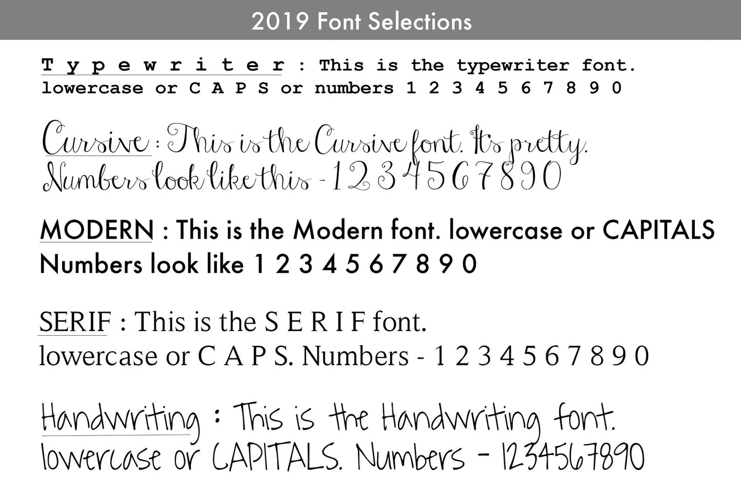 Add-On Engraving