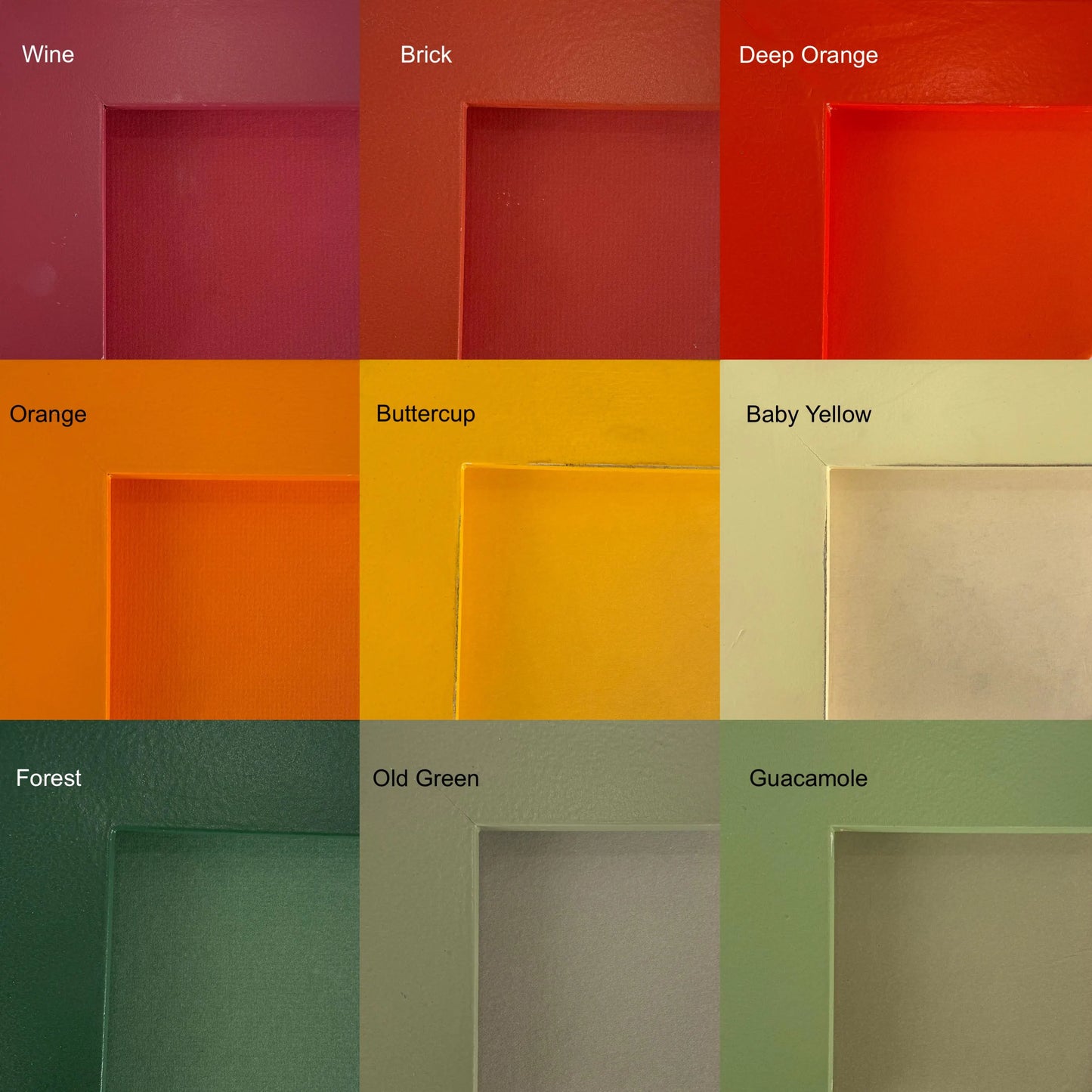 Monochrome 8x10 Inch Frame With Mat in Peewee Style - Choose Your Photo Size & Color