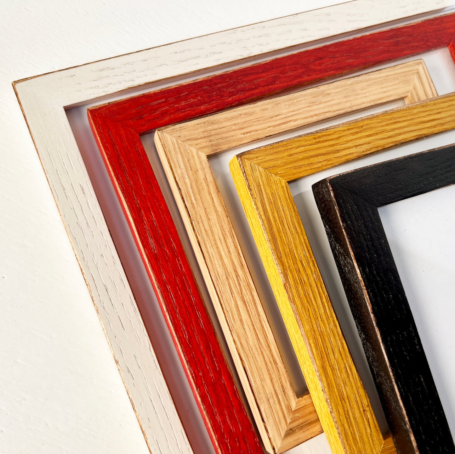 4x10" frame in Peewee Oak style - Choose your color - FREE SHIPPING