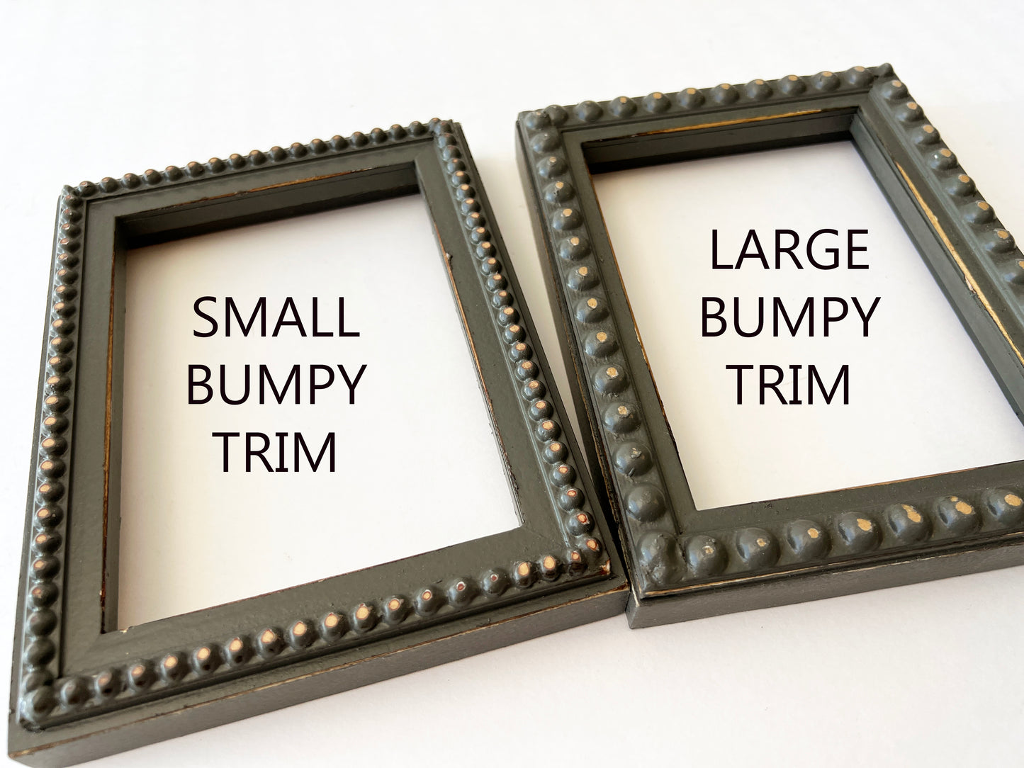 4x8" frame in 1x1 Bumpy style - Choose your color - FREE SHIPPING