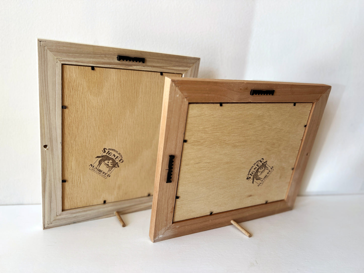 Park Slope frame style in Solid Natural Willow Hardwood - Choose your size - FREE SHIPPING!
