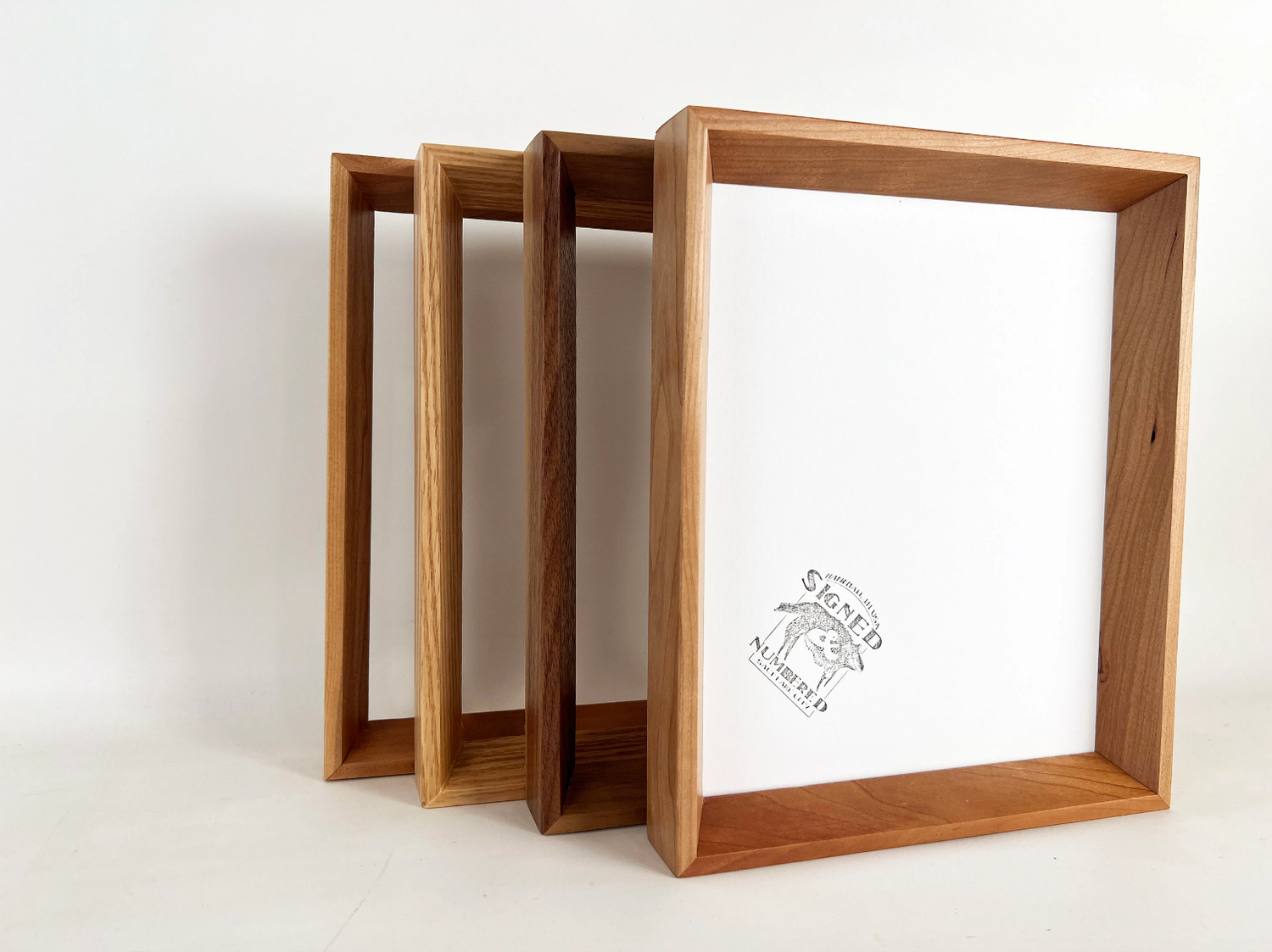 Signed & Numbered --100% Natural Hardwood Frames