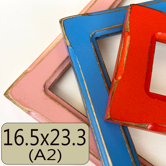 A2 16.5x23.3" frame in 1.5 Wide Bones style - Choose your color - FREE SHIPPING