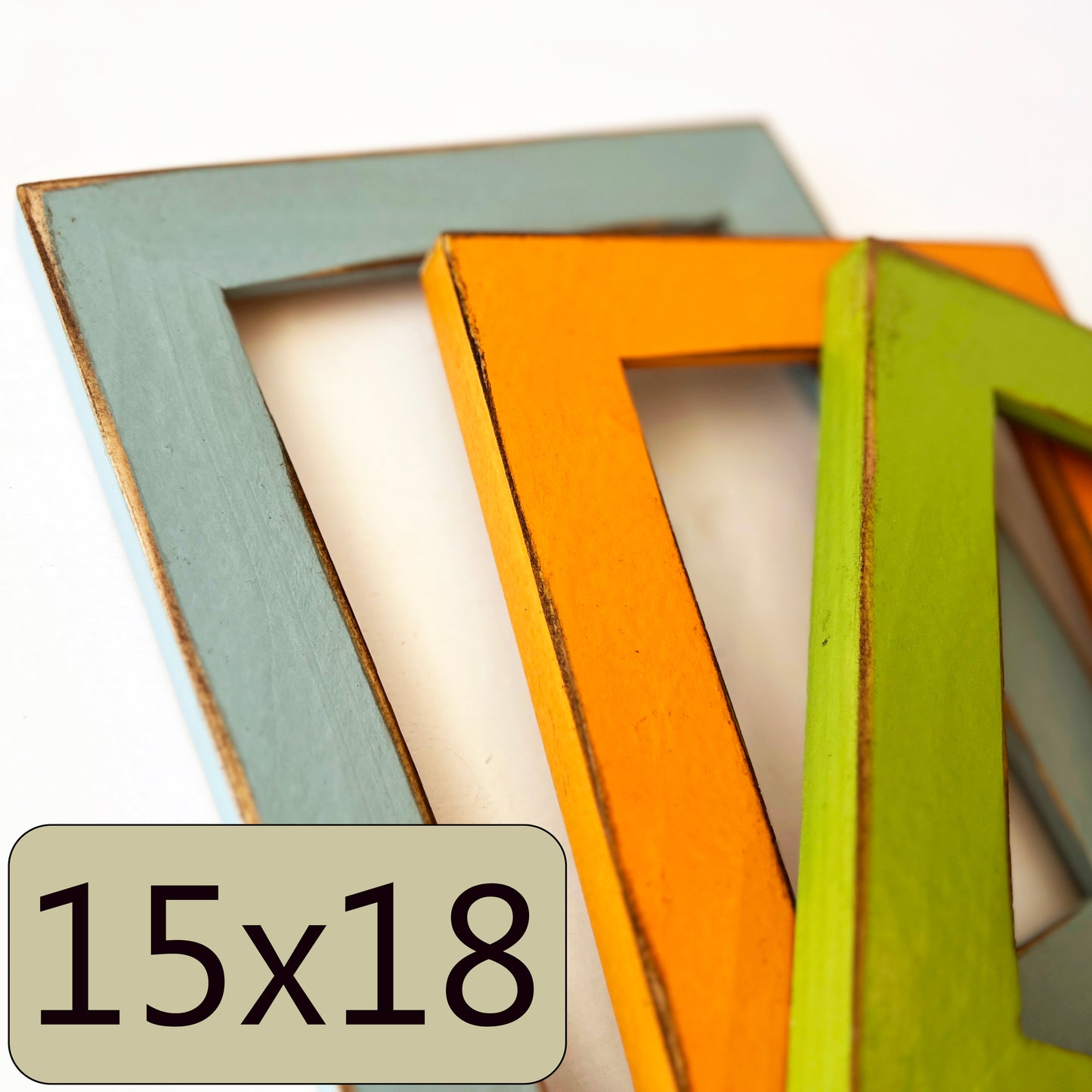 15x18" frame in Reclaimed Cedar style - Choose your color - FREE SHIPPING