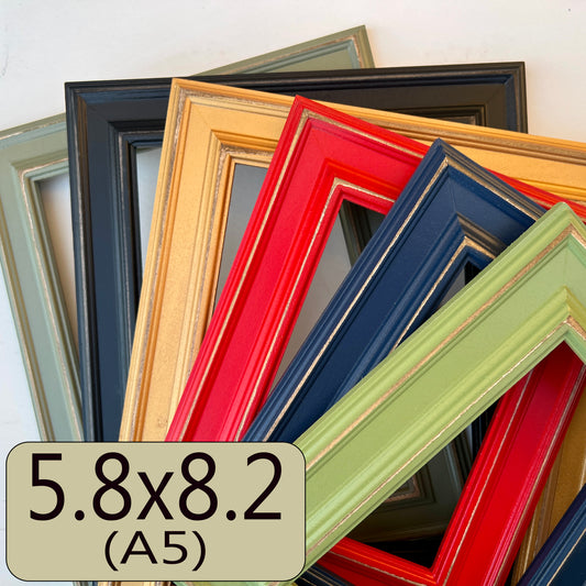 A5 5.8x8.2" frame in Diplomat style - Choose your color - FREE SHIPPING