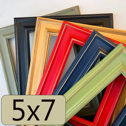 5x7" frame in Diplomat style - Choose your color - FREE SHIPPING
