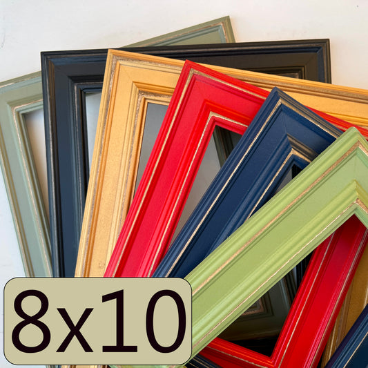 8x10" frame in Diplomat style - Choose your color - FREE SHIPPING